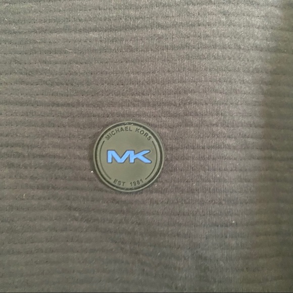 Michael Kors Brown Label Black & blue quarter zip - Picture 2 of 6